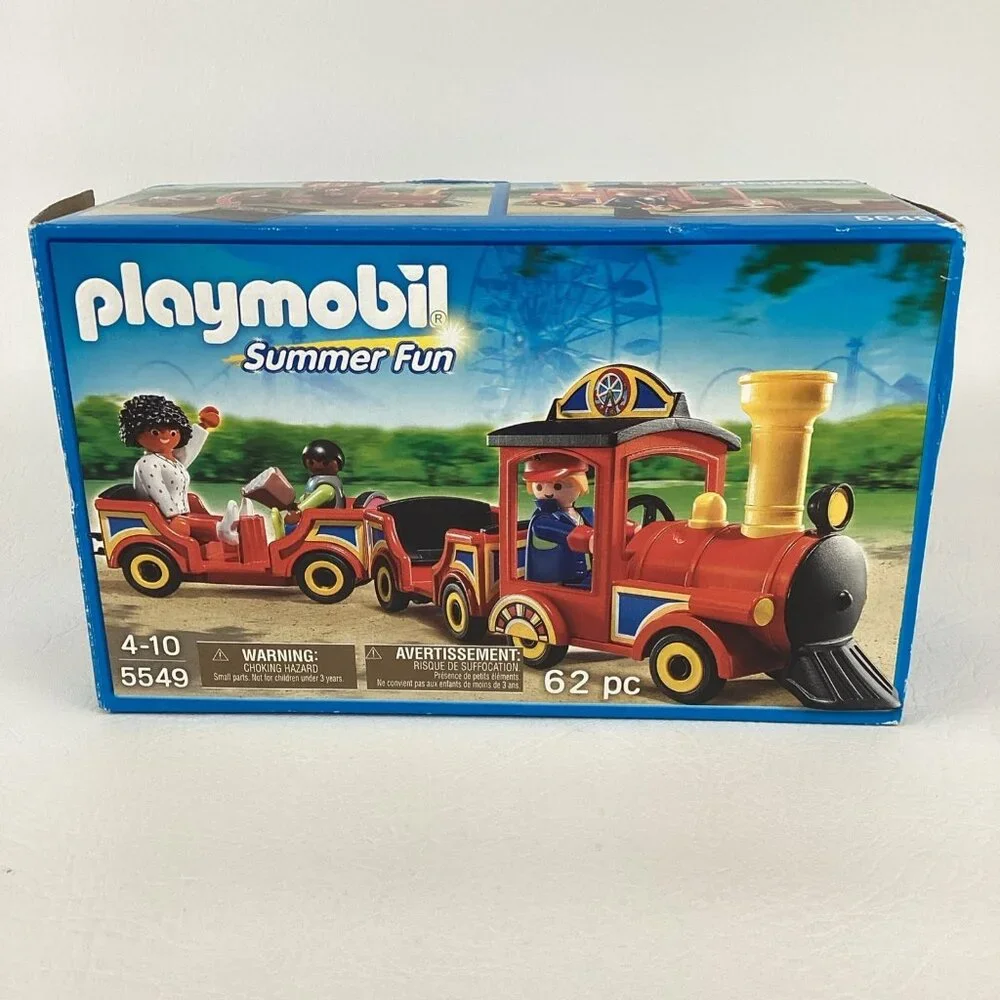 Playmobil Summer Fun Children's Train Building Set 5549 Figures Geobra 2013 Toy
